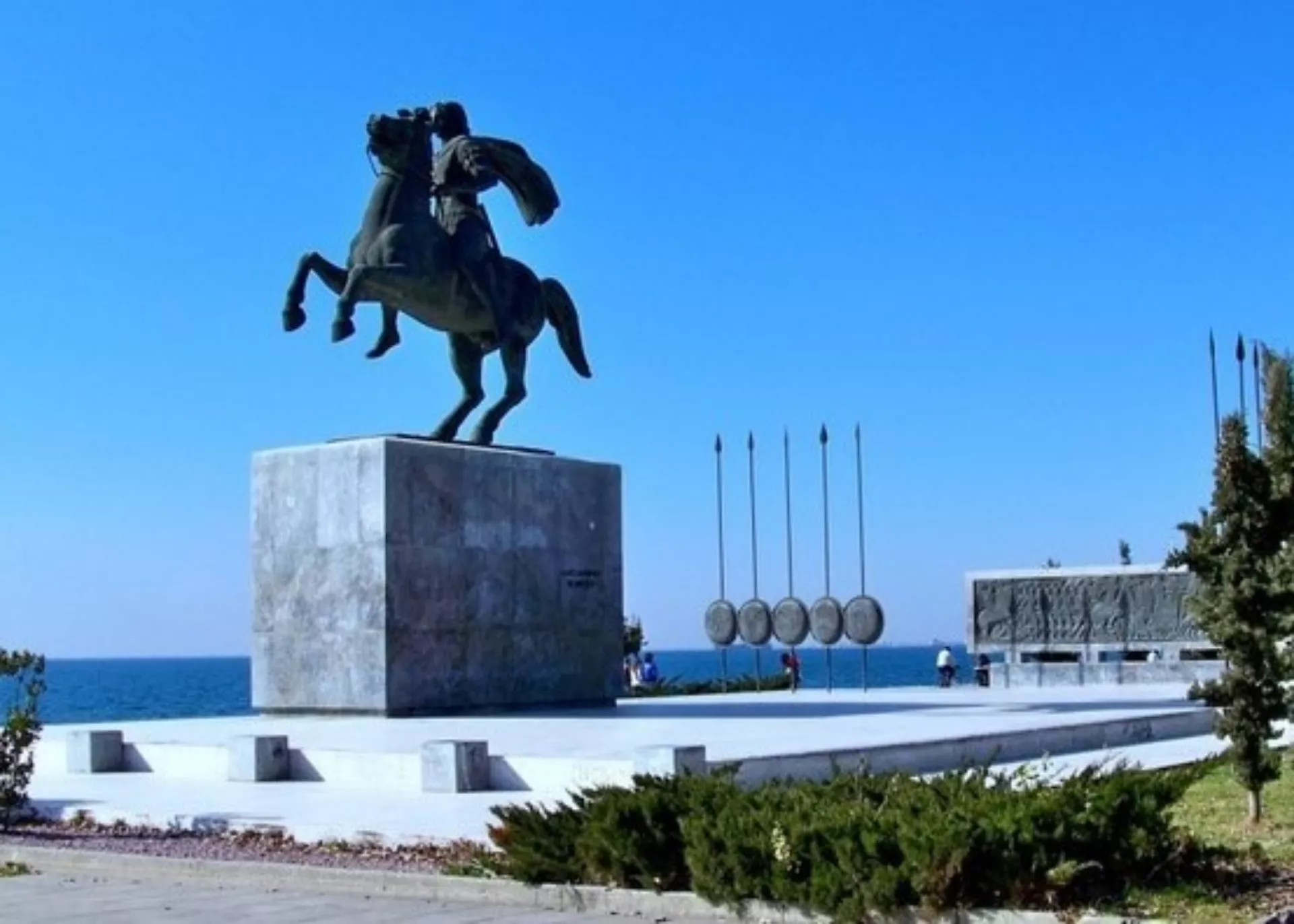 Statue von Alexander dem Großen Thessaloniki